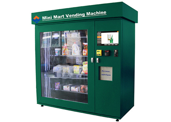 High Capacity Network Vending Machine with Coin Acceptor , Banknote Acceptor and Credit Card Reader
