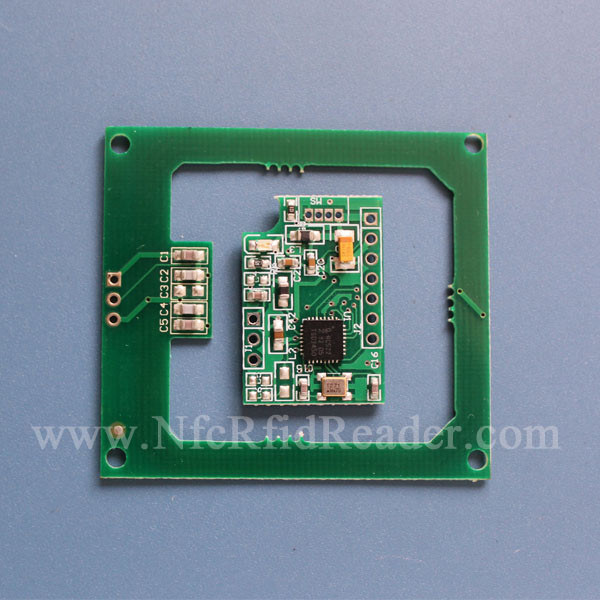 Mifare 1K 4k FM1108 NFC RFID Reader Module UART / IIC Interface Low ...