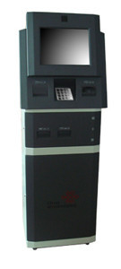  A15 Touchscreen payment kiosk for bank management system with PIN pad, card reader,bill c