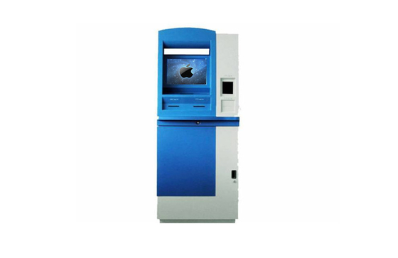 22 Inch Free-standing Ticket Vending Kiosk / Bill payment Kiosk With Card Reader
