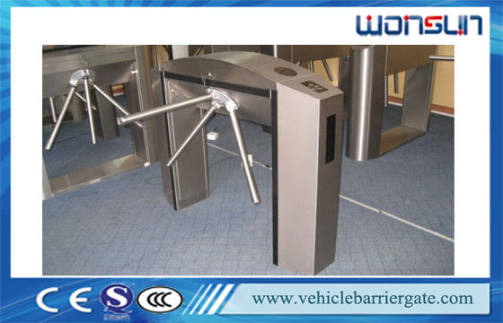 RFID Reader Security Turnstile System , Pedestrian Gate Access Control